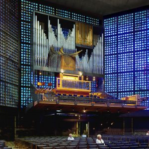 die Orgel der Kaiser Wilhelm Gedächtniskirche in Berlin, Berlin, Deutschland