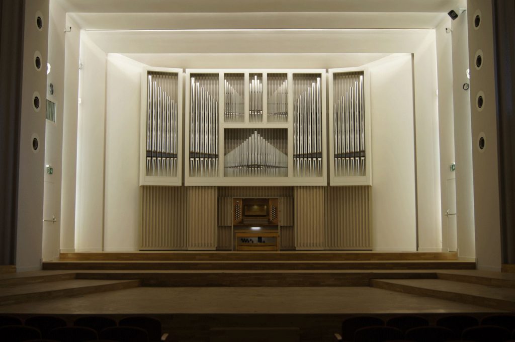 Die neue Orgel für den großen Saal der Philharmonie Katowice, Schlesien, Polen, Filharmonia Slaska