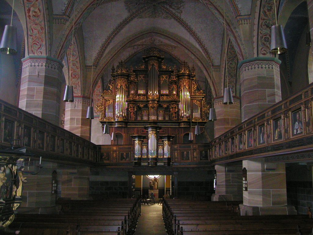 die Orgel in St.Vincenz in Schöningen, Niedersachsen, Deutschland
