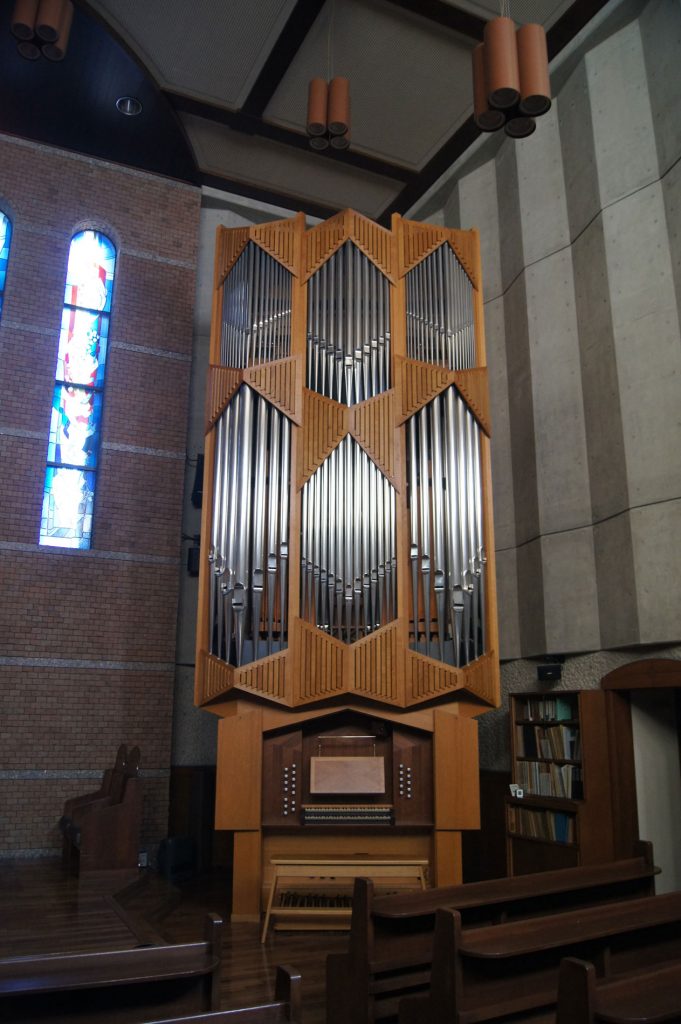 Orgel der Lutheran Church in Tokio, Shinjuku, Japan