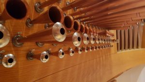 spanische Trompete 4´ und das Trompetenregal 8´