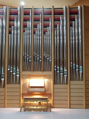 Prospekt der Orgel der Sungeun Holy Grace Church , Südkorea, Seoul