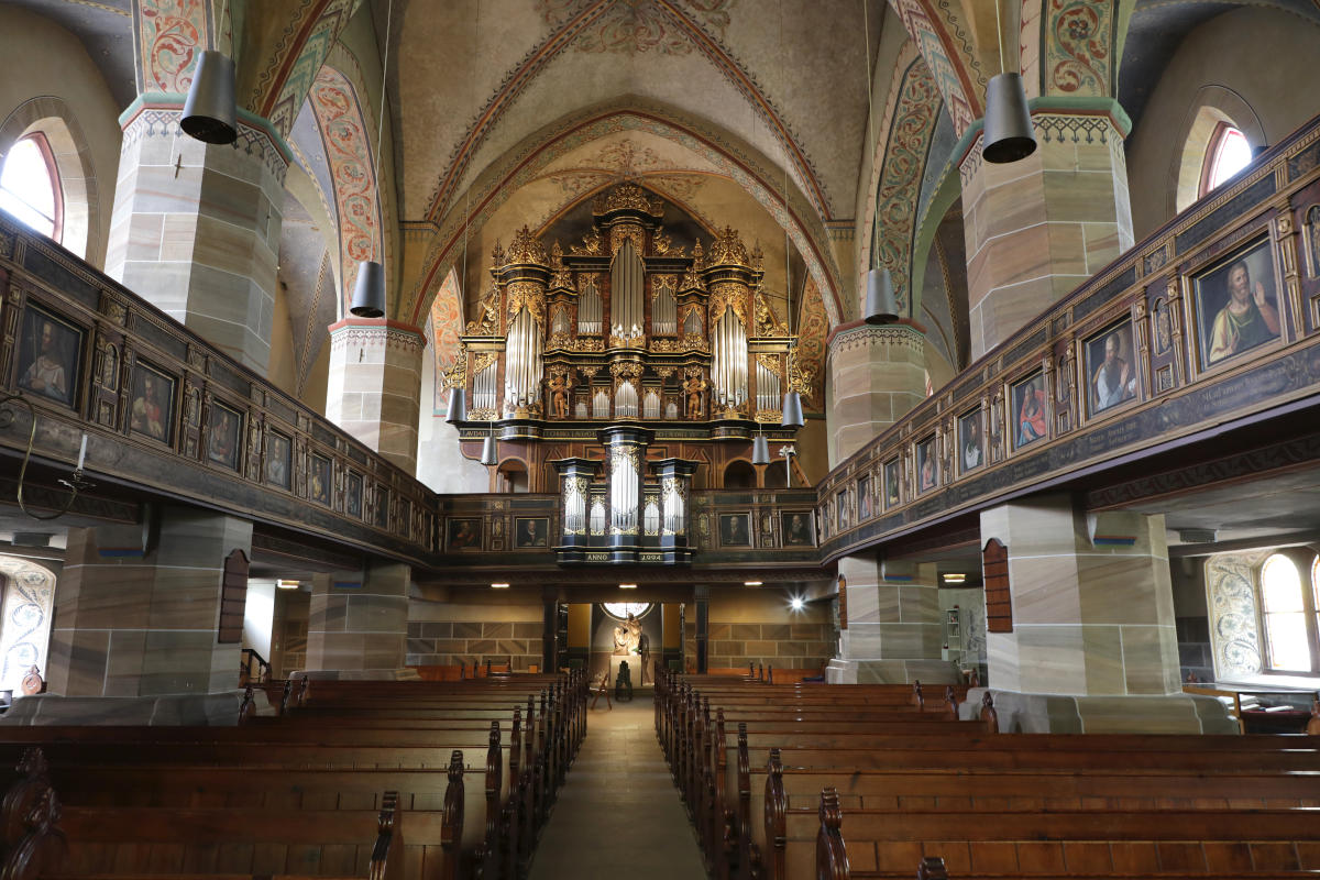 die Orgel in St.Vincenz in Schöningen, Niedersachsen, Deutschland